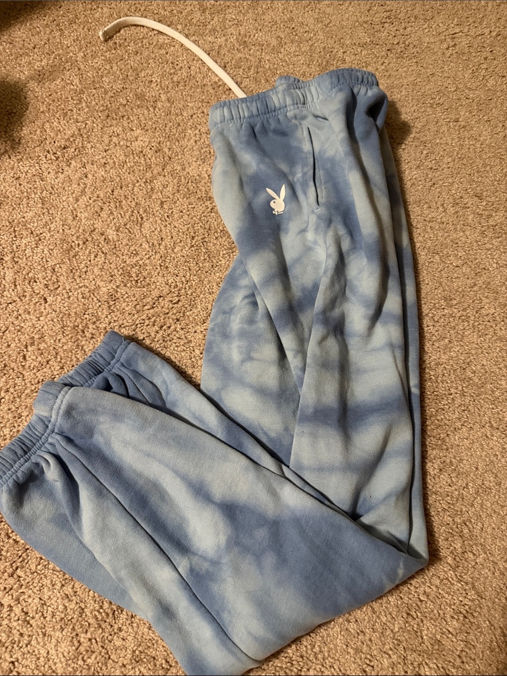 PLAYBOY by PacSun Tie-Dye Fleece Joggers M - Picture 2 of 5
